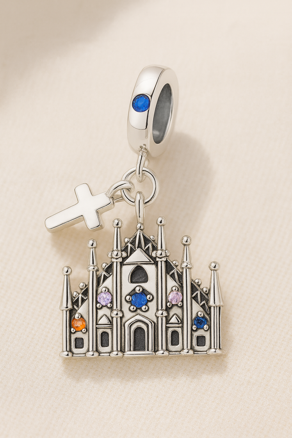Cathedral of Light Sterling Silver Charm