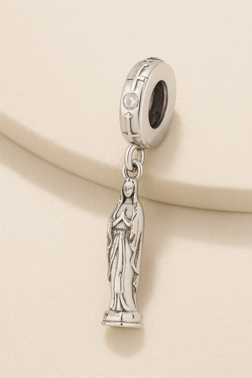 Sterling Silver Virgin Mary Charm