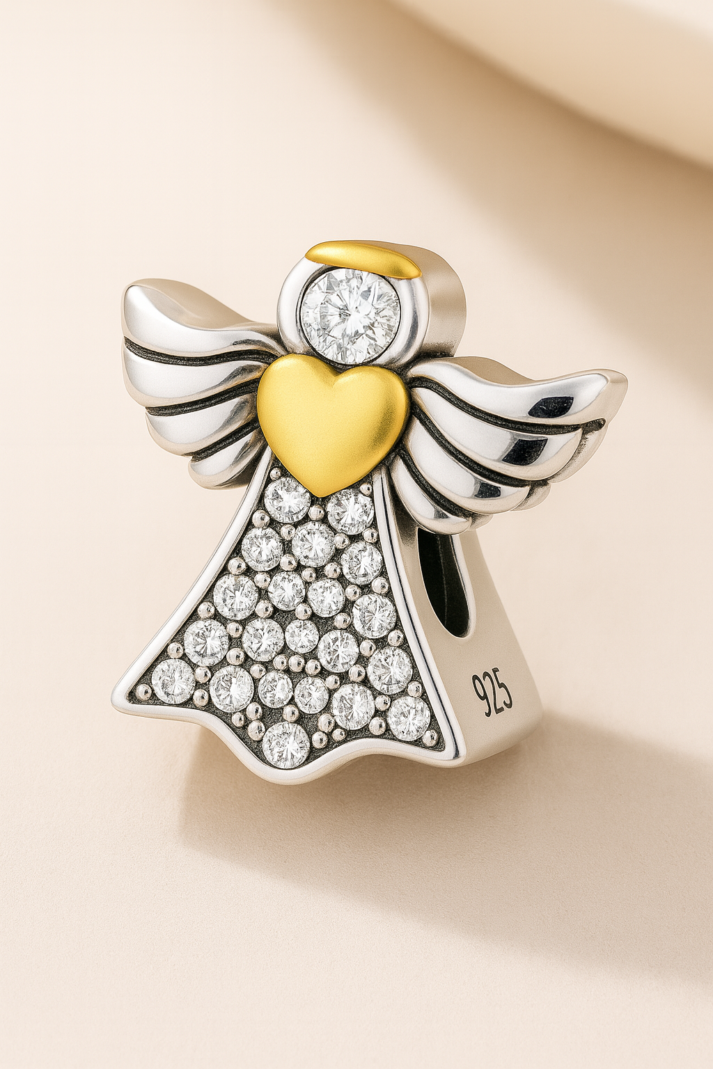 Sterling Silver Angel Charm – Symbol of God’s Protection